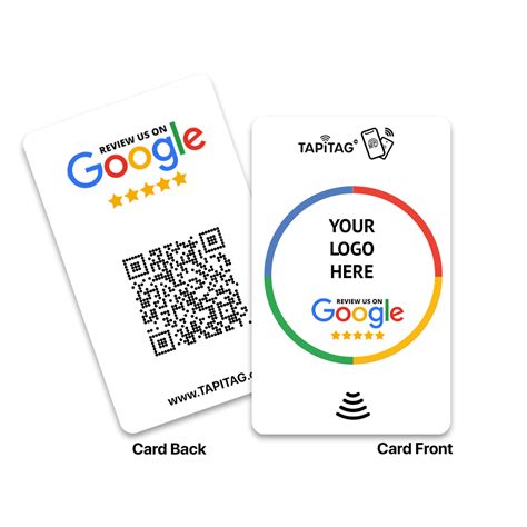 nfc tag google review|nfc card for Google reviews.